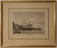 Vue du Port de Horn, sur le Lac de Constance, appartenant à M. le Prince Evêque de Constance, dans la Turgovie