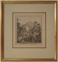 Der Kerstenen-Bach im Maderaner-Thal, Canton Ury
